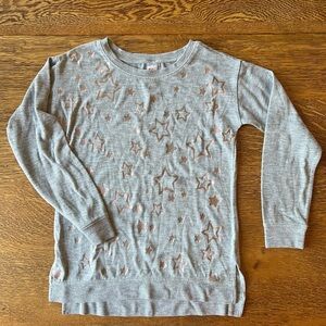 Justice Gray Soft Cotton Long Sleeve